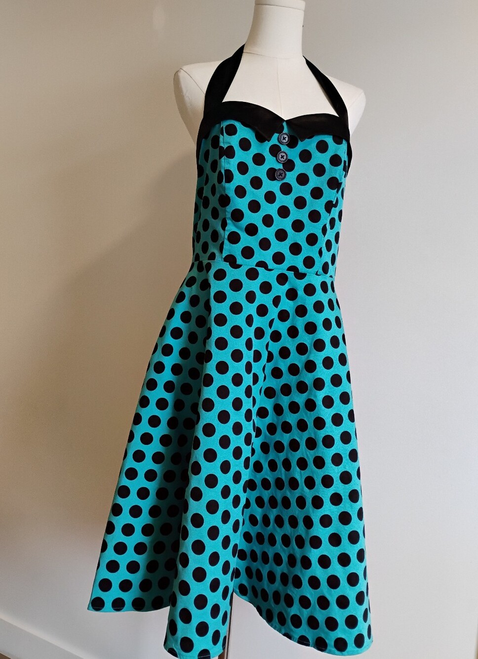 Dressystar Polka Dot Retro Dress Size L